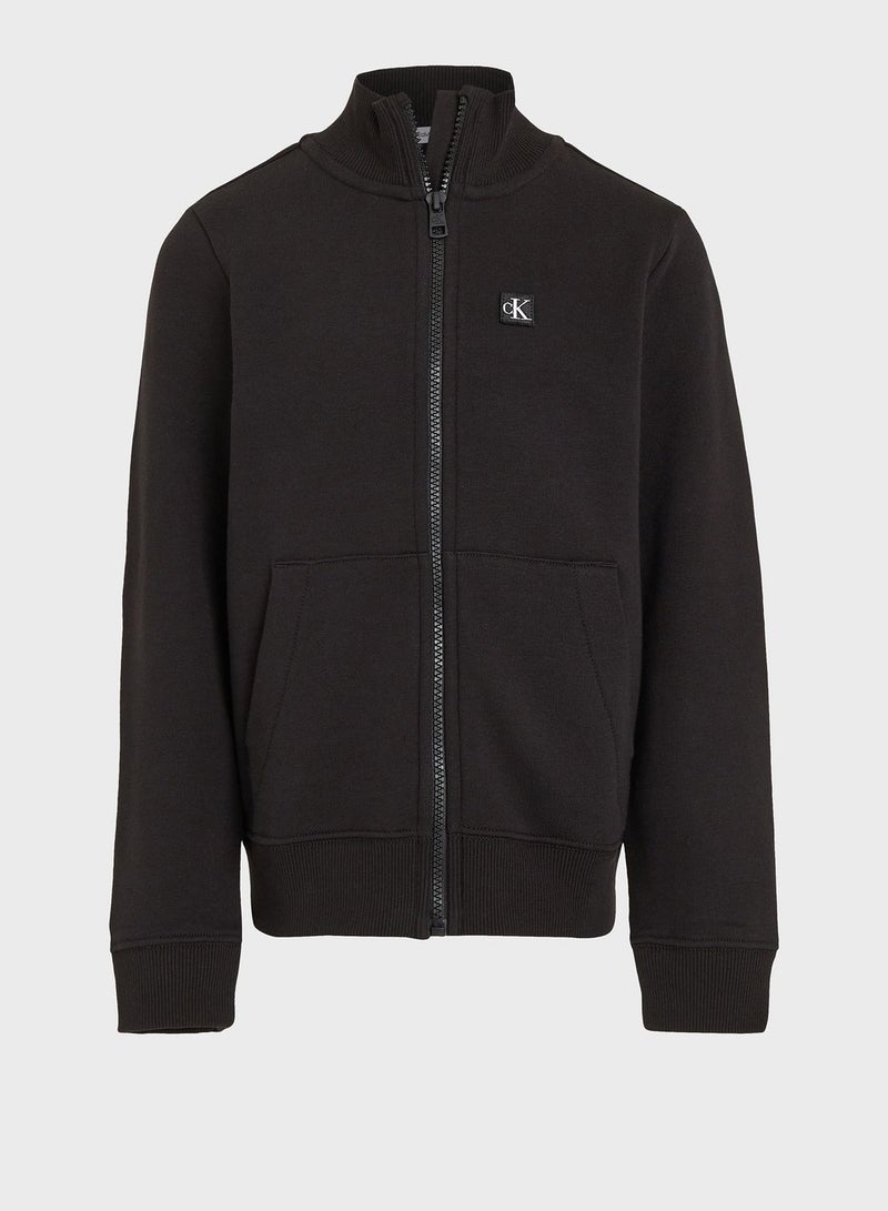 Kids Zip Through Sweatshirt