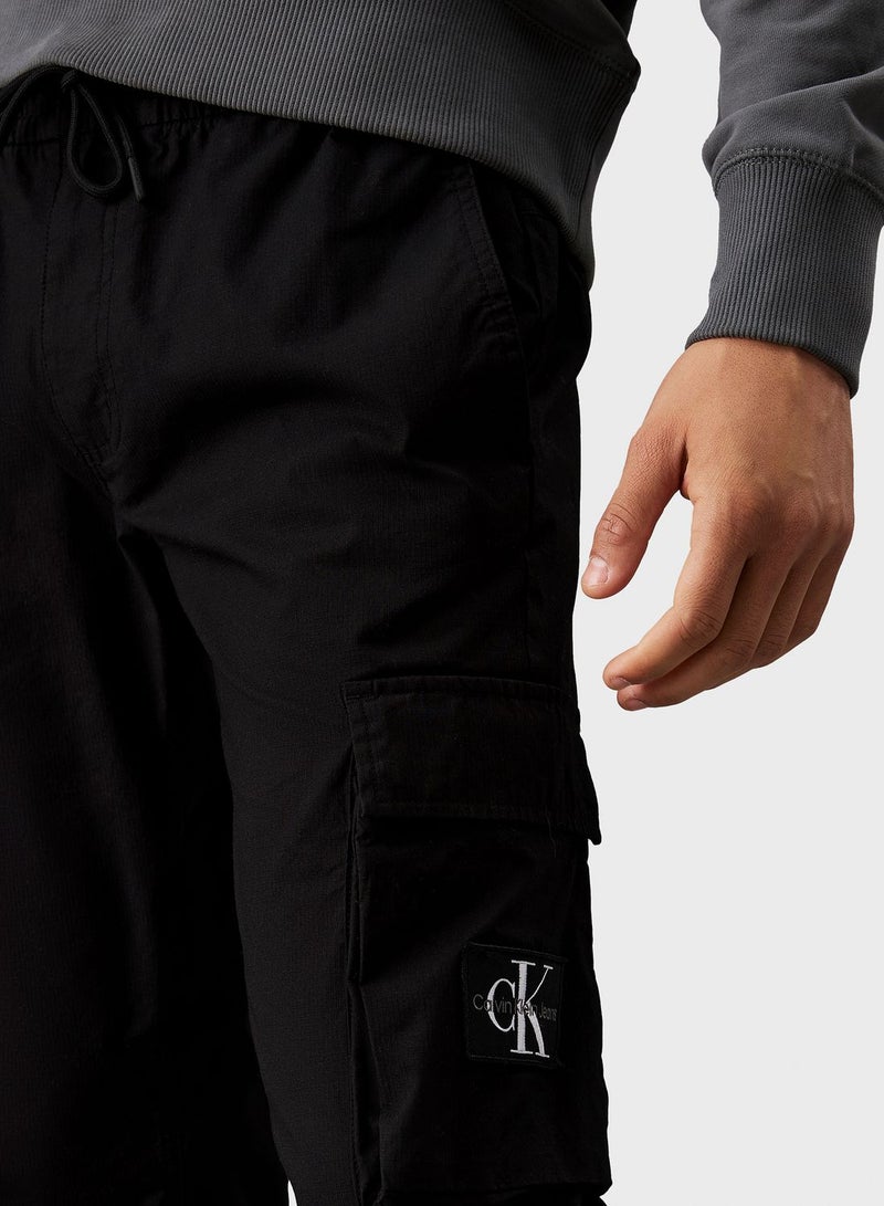 Drawstring Cuffed Sweatpants