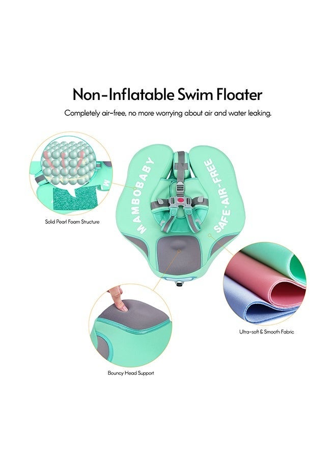 Inflatable Baby Pool Float Swimming Ring Green For 3-24 Months Baby