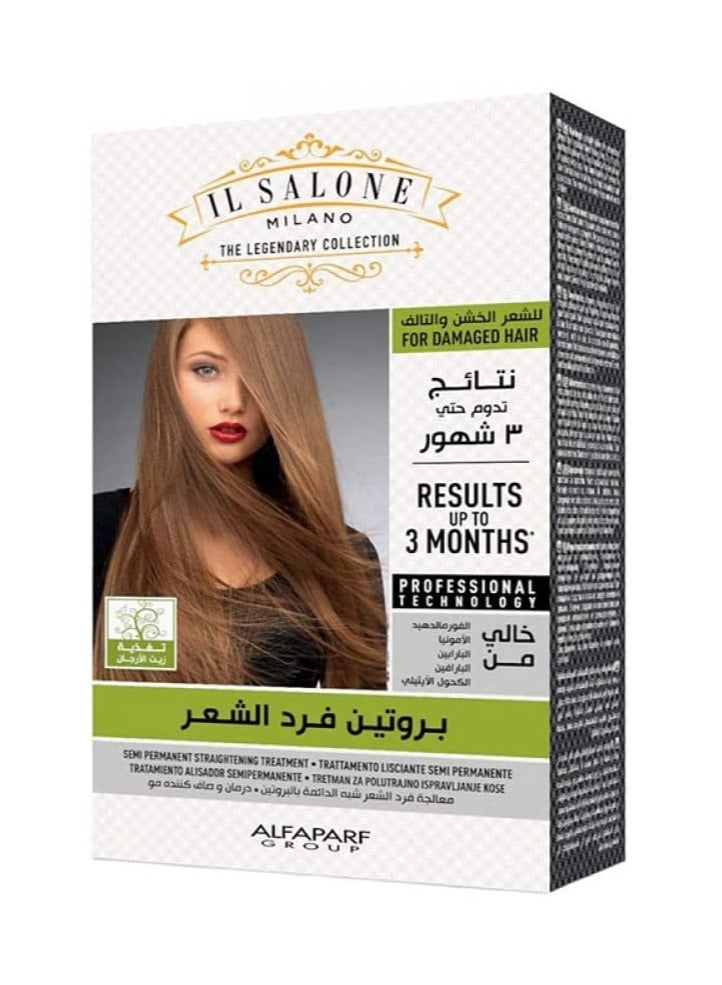 IL Salone protein formaldhyde free straightening kit with argan oil for damaged hair