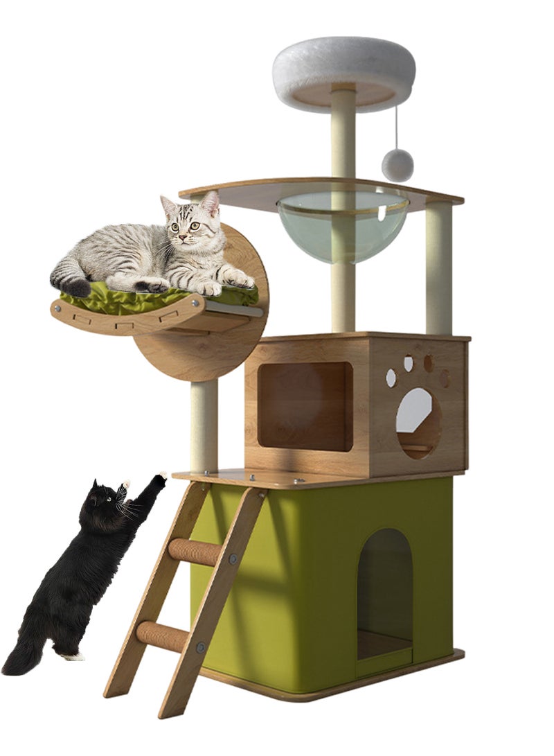 Large Cat Climbing Frame Multi-level Cat Tower Cat Tree Cat Nest Pet Condo Cat Apartment Cat Jumping Platform Cat Scratching Board Sisal Cat Scratching Post Cat Toys