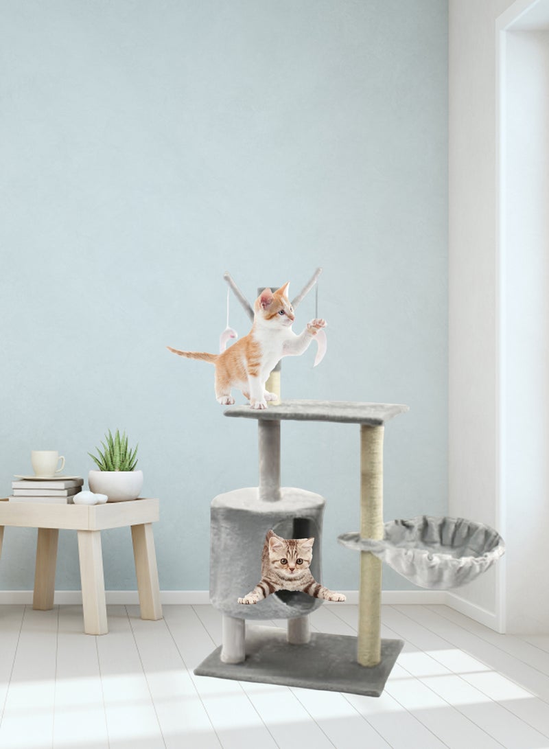 Cat Climbing Frame  Cat Tower Cat Toys Cat Tree Cat House Cat Scratch Covered with Sisal Furniture for Kittens Activity Center Condo Pet Supplies