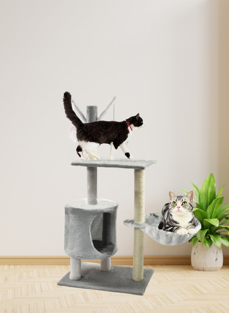 Cat Climbing Frame  Cat Tower Cat Toys Cat Tree Cat House Cat Scratch Covered with Sisal Furniture for Kittens Activity Center Condo Pet Supplies