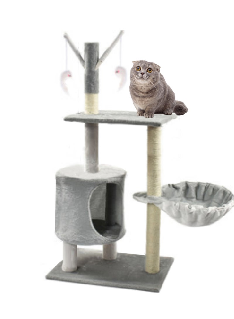 Cat Climbing Frame  Cat Tower Cat Toys Cat Tree Cat House Cat Scratch Covered with Sisal Furniture for Kittens Activity Center Condo Pet Supplies