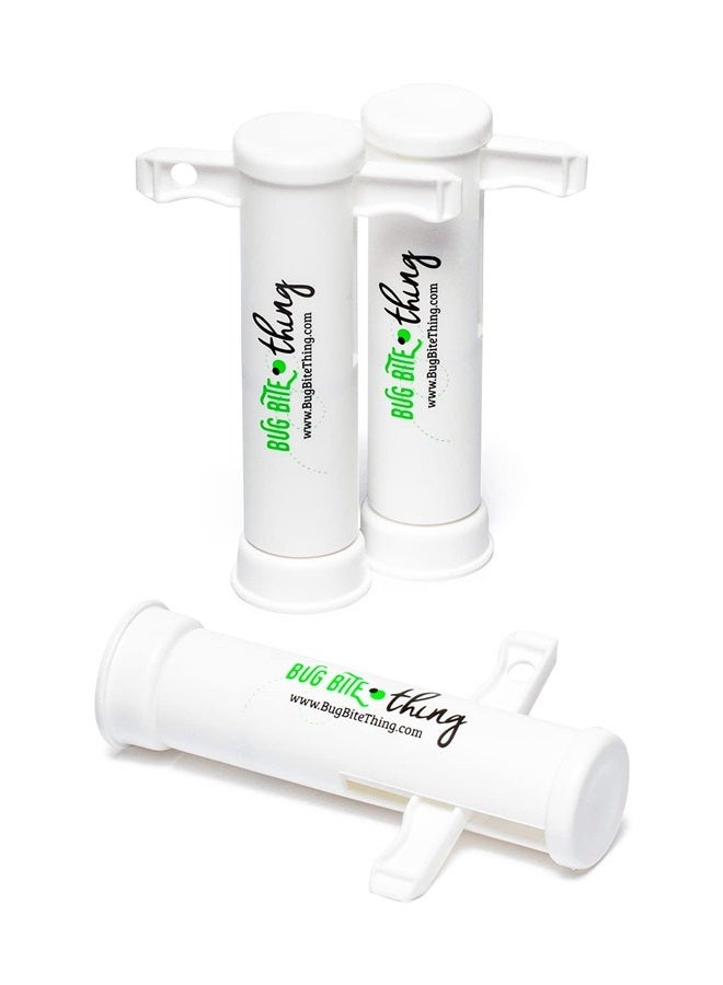Suction Tool - Bug Bites and Bee And Wasp Stings, Natural Insect Bite Relief - White Pack Of 3