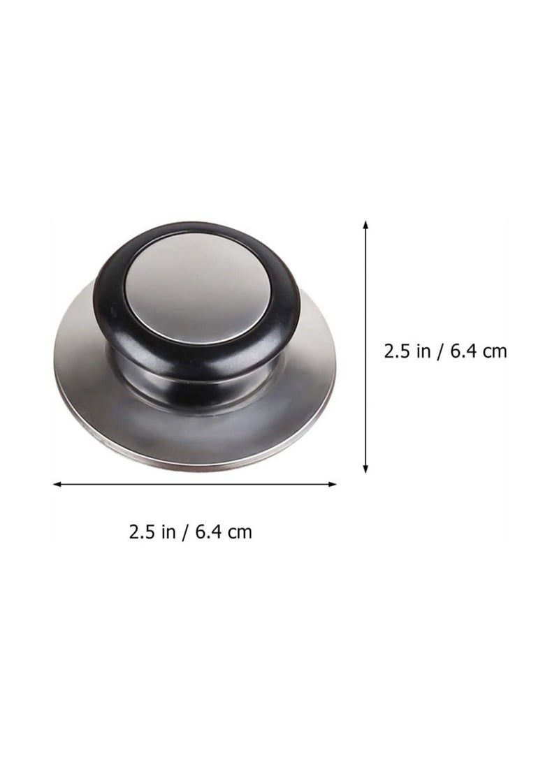 Pot Lid Knob, 10Pcs Stainless Steel Pot Lid Replacement Knob Pan Lid Cover Knob Handle for Cookware Lid and Oven