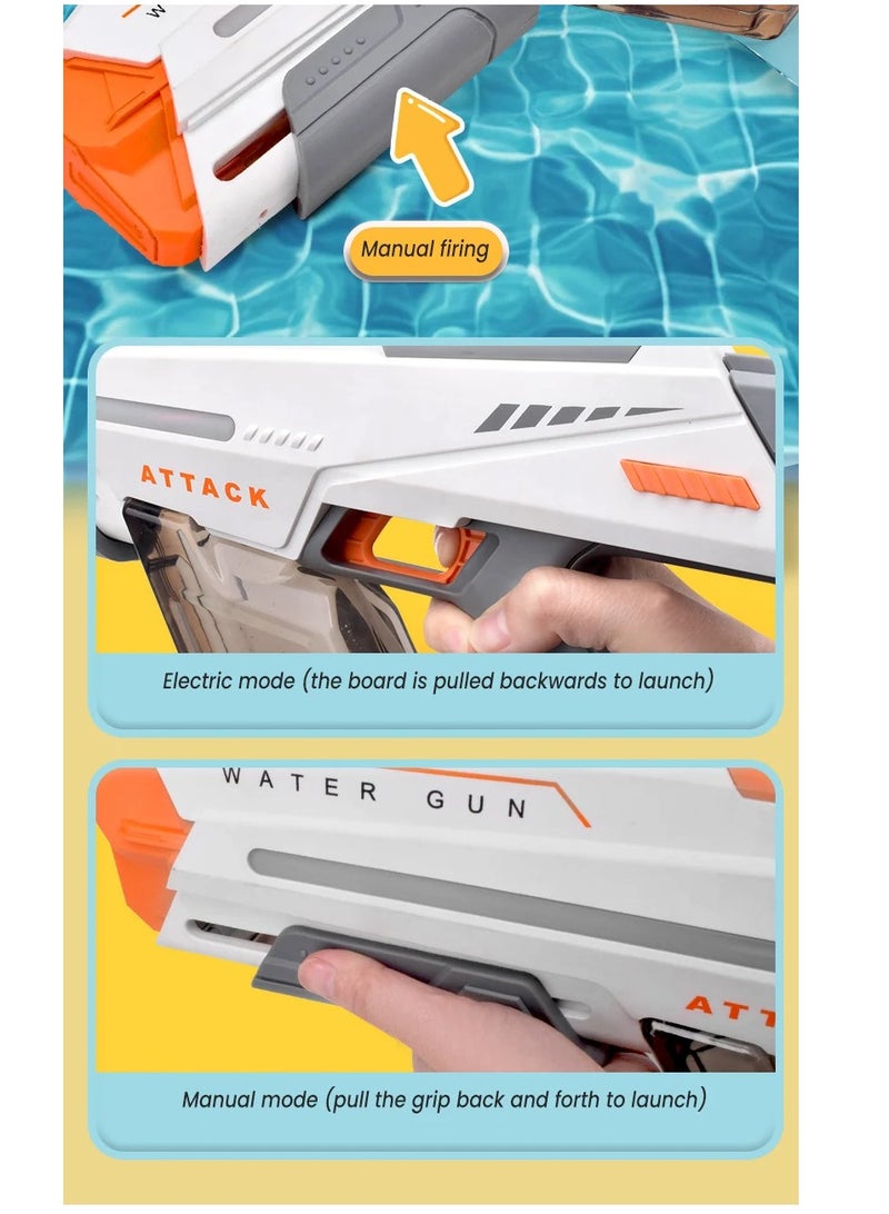 2024 New automatic suction children's outdoor toy water gun