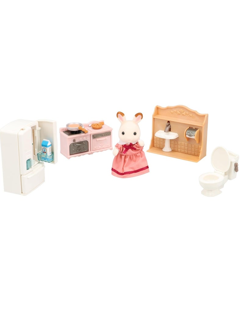 Playful Starter Furniture Set Doll House Accessories