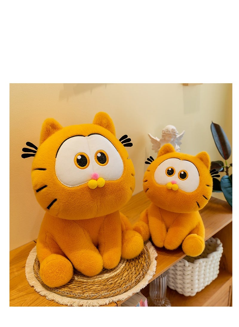 Animagic Garfield Classic  Soft Garfield Cat Plush Toy  Orange - for Children Fans of the Famous Sleeping Cat Garfield  Comic Hero  Gift Idea for Birthday  1pcs