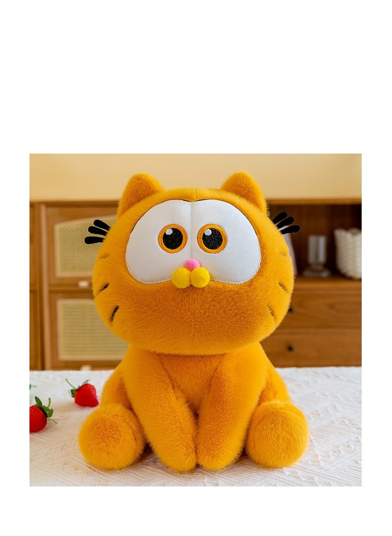 Animagic Garfield Classic  Soft Garfield Cat Plush Toy  Orange - for Children Fans of the Famous Sleeping Cat Garfield  Comic Hero  Gift Idea for Birthday  1pcs