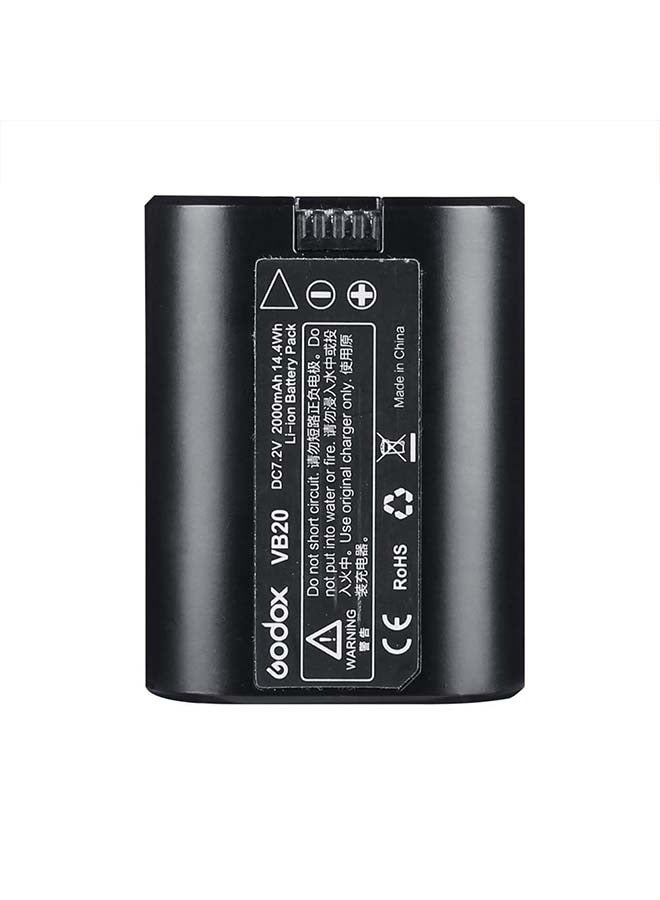 Godox VB20 Battery Pack 14.4V 2000mAh for Godox V350S V350O V350N V350F V350C Flash