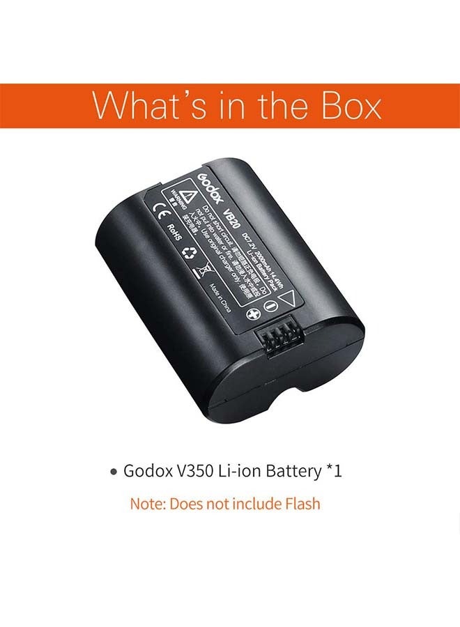 Godox VB20 Battery Pack 14.4V 2000mAh for Godox V350S V350O V350N V350F V350C Flash