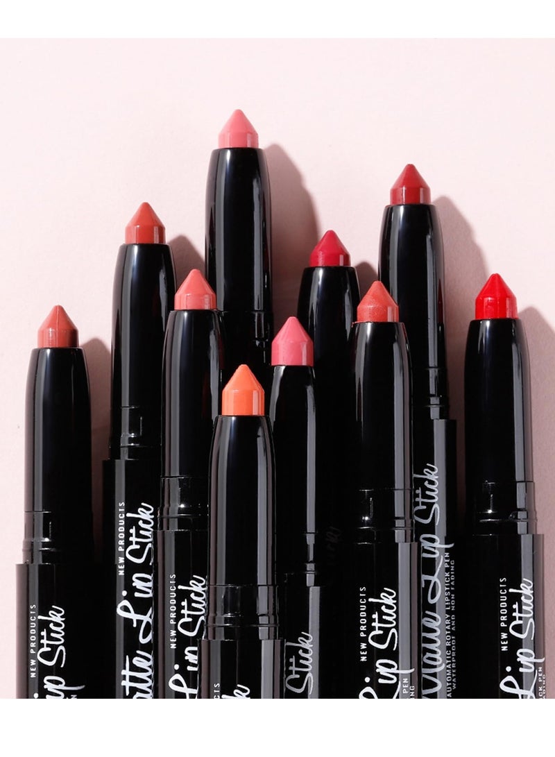 8 Colors Matte Lipstick Pen Set, Waterproof Velvet Long Lasting Color Lip Stain Lip Gloss,Long-lasting 24 Hour Lipstick Lip Liner Crayon,Lip Makeup for Women