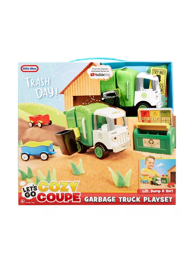 Little Tikes Let's Go Cozy Coupe™ Garbage Truck Playset