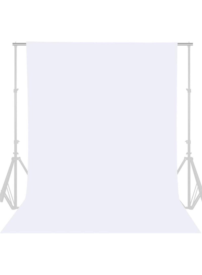 White Backdrop Background for Photography Photo Booth Backdrop for Photoshoot Background Screen Video Recording Parties Curtain