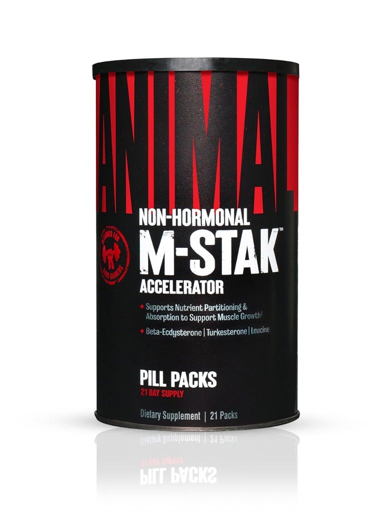 Animal M-Stak - Accelerator Dietary Supplement, 21 Packs