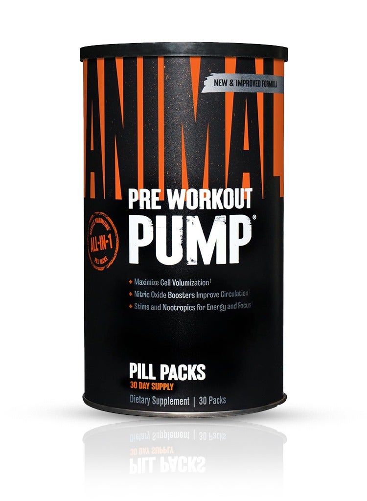 Animal - Pump Dietary Supplement, 30 Packs