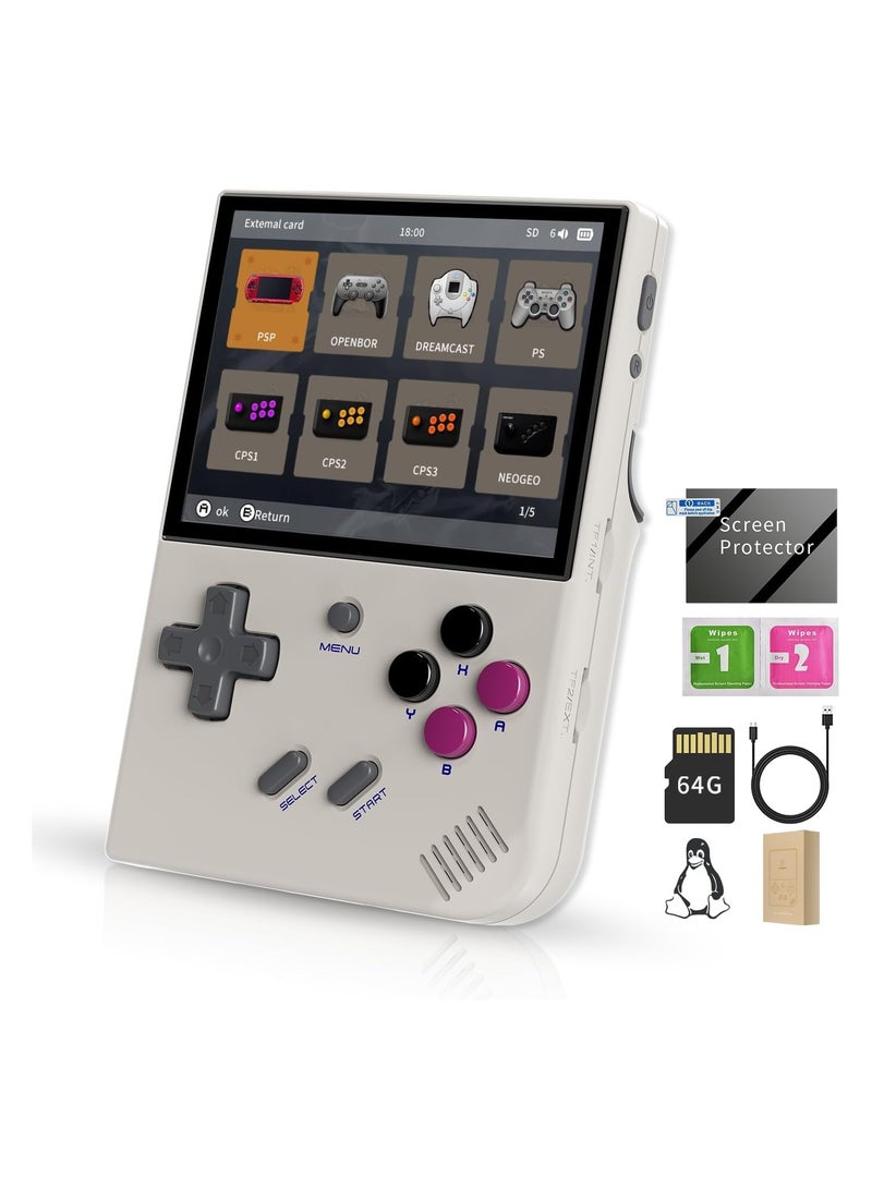 RG35XX Plus Retro Handheld Game Console 3.5 inch IPS Screen