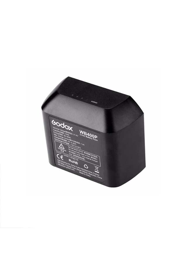 GODOX WB400P for AD400 Pro Battery Replacement, 2600mAh 21.6V Li-ion Battery Pack AD400Pro Flash Strobe Speedlite Speedlight