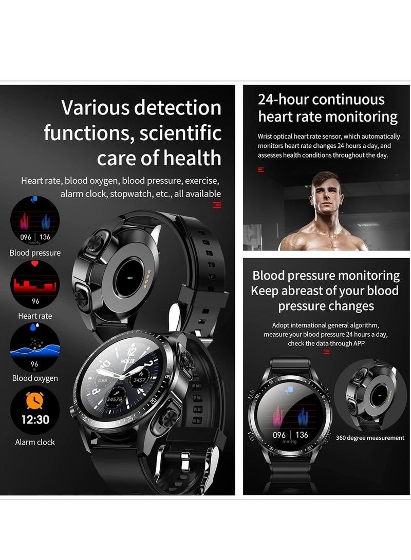 2 in 1 Smart Watch with Earbuds 1.28