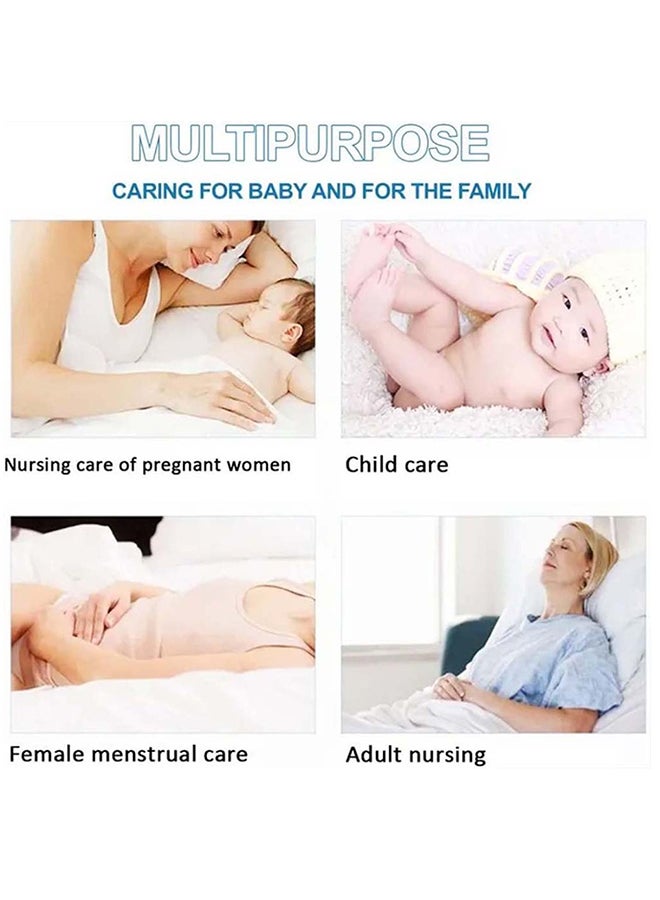 A to Z  Disposable Changing Mats - 45 x 60cm - Large Pack of 75 - Blue/Pink/White-Rainbow