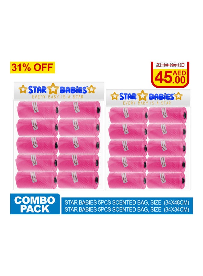Combo Pack Scented Bag - Pack Of 20 - Pink