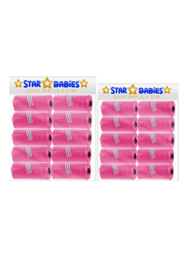 Combo Pack Scented Bag - Pack Of 20 - Pink