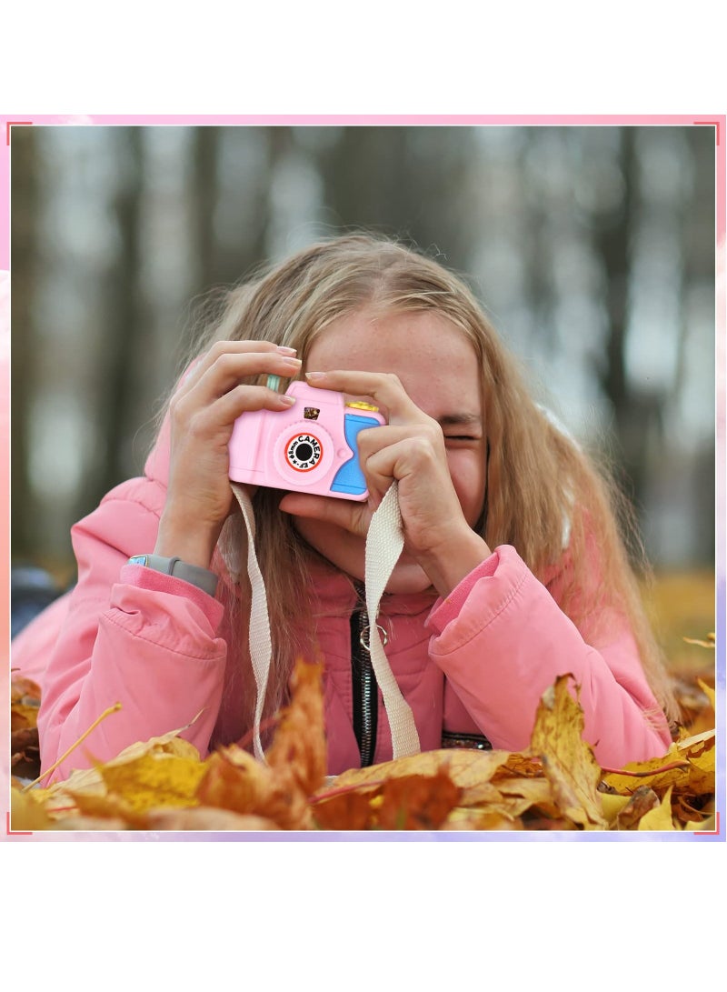 12Pcs Kids' Camera Toy Children's Pretend Play Prop with Images in Viewfinder Kaleidoscopes Educational Toys Birthday Party Favors Gifts for Boys, Girls, Toddler Colors Random