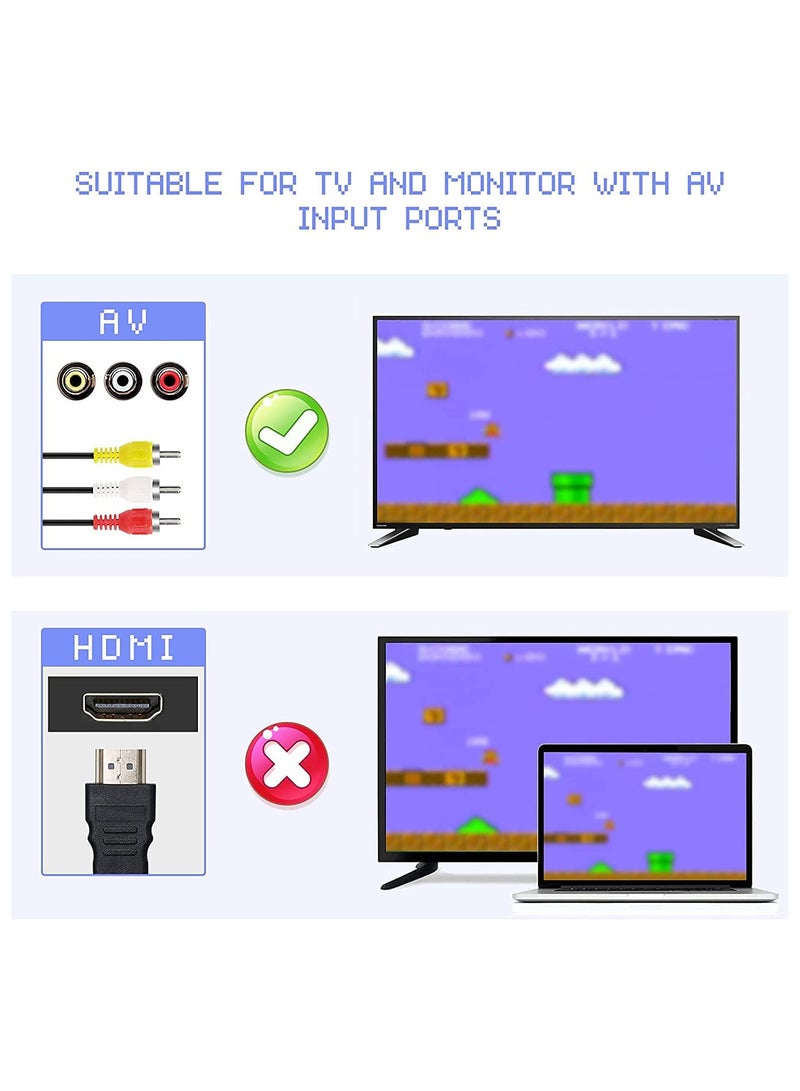 Classic Retro Game Console AV Output Console Built in 620 Classic Video Games for Kids Gift Birthday Gift