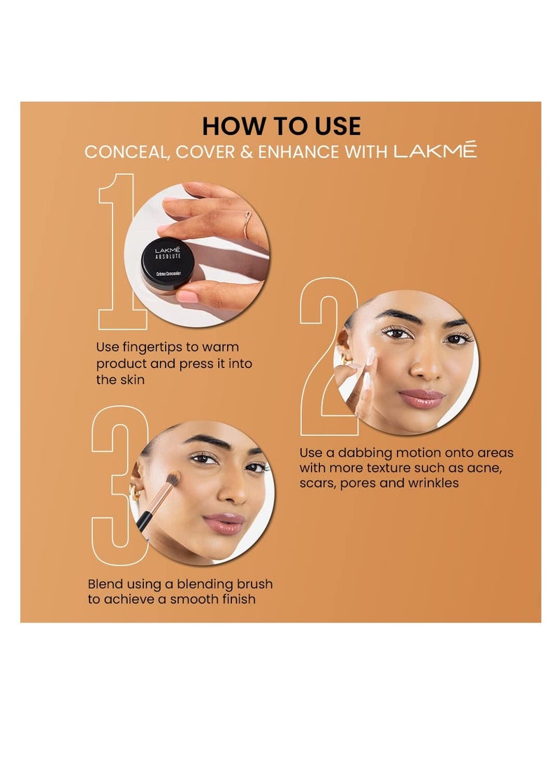 LAKMÉ Absolute Creme Concealer 10 Ivory 3.9g