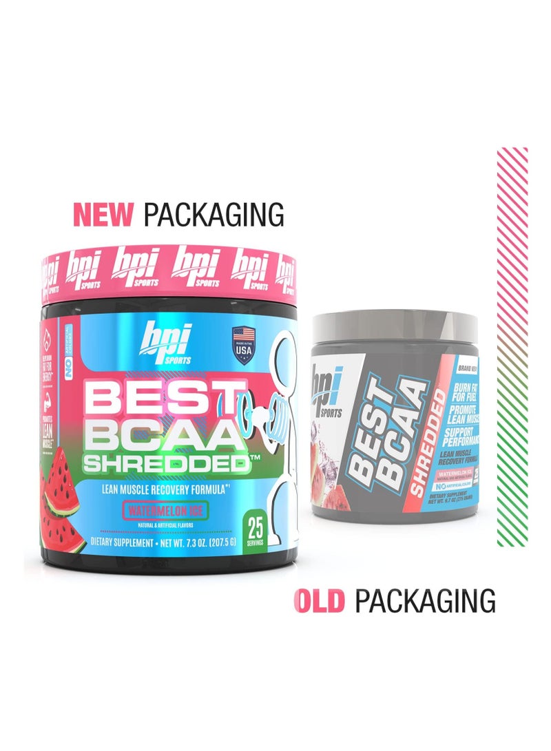 BPI Best BCAA Shredded 25 Servings Watermelon