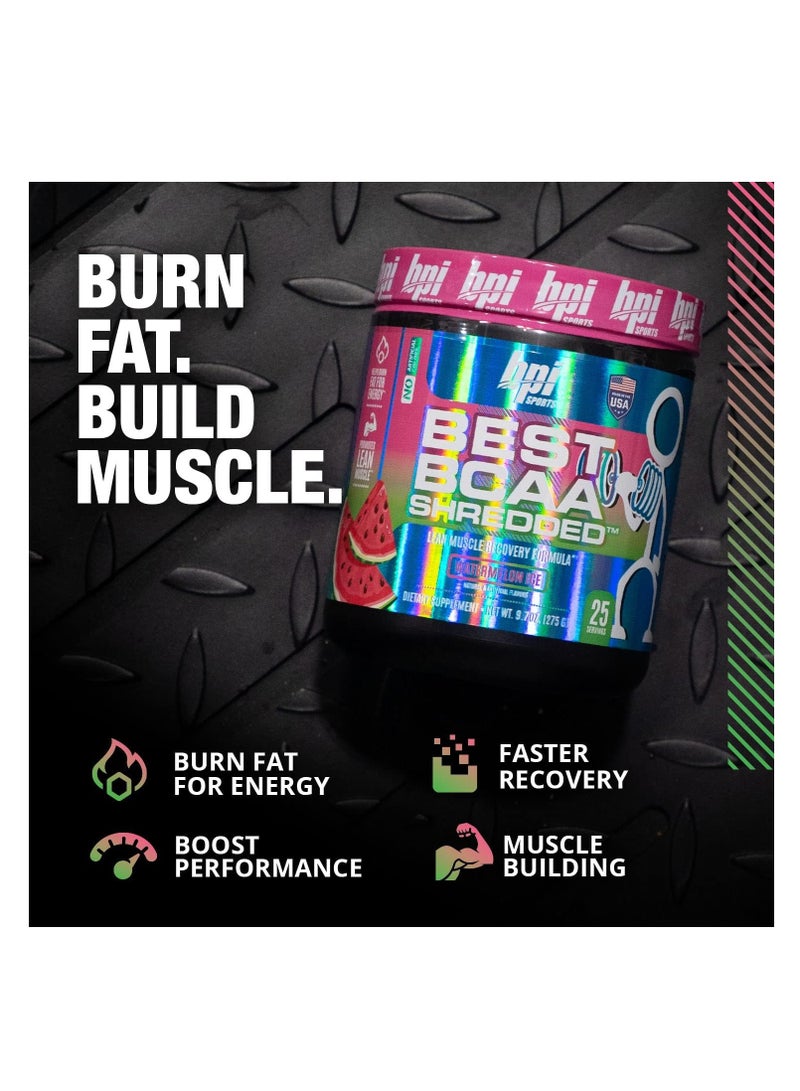 BPI Best BCAA Shredded 25 Servings Watermelon