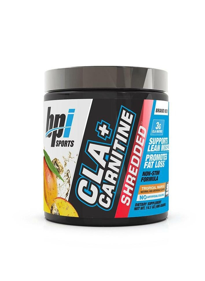 BPI CLA + Carnitine Shredded 50 Servings Tropical Mango