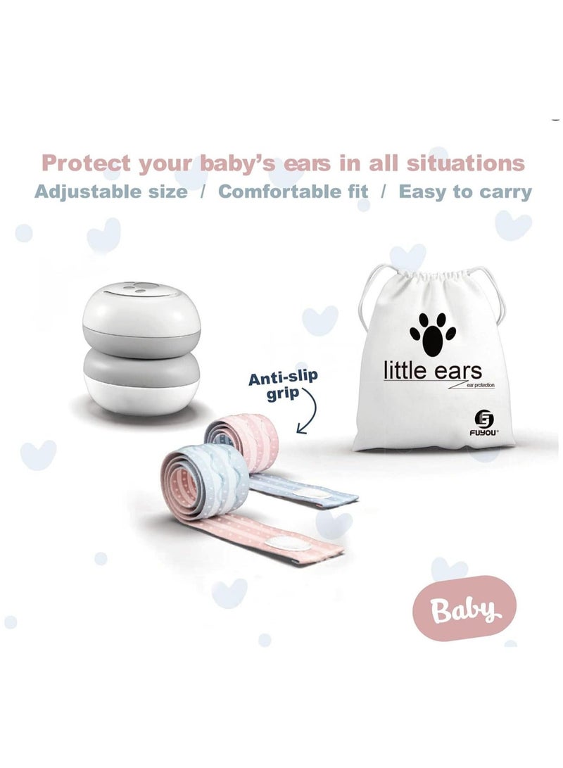 Baby Ear Protection, Earmuffs for Babies and Toddlers up to 36 Months, Noise Reduction Earmuffs - Comfortable Baby Headphones Against Hearing Damage & Improves Sleep