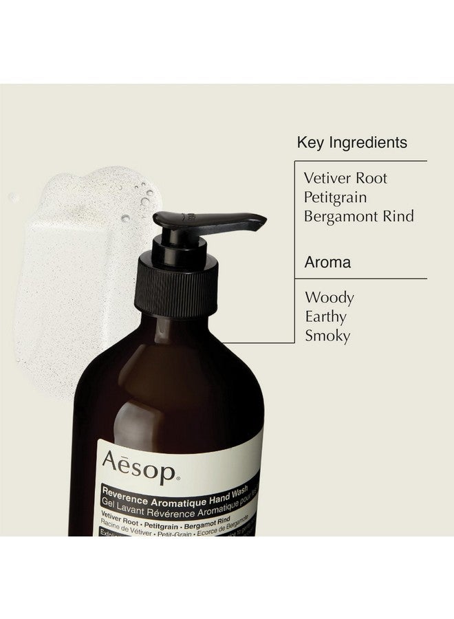 Reverence And Resurrection Aromatique Hand Wash Set Gently Cleanses Exfoliates And Leaves Hands Smooth Purified And Refreshed Set Of 2 (16.9 Oz)