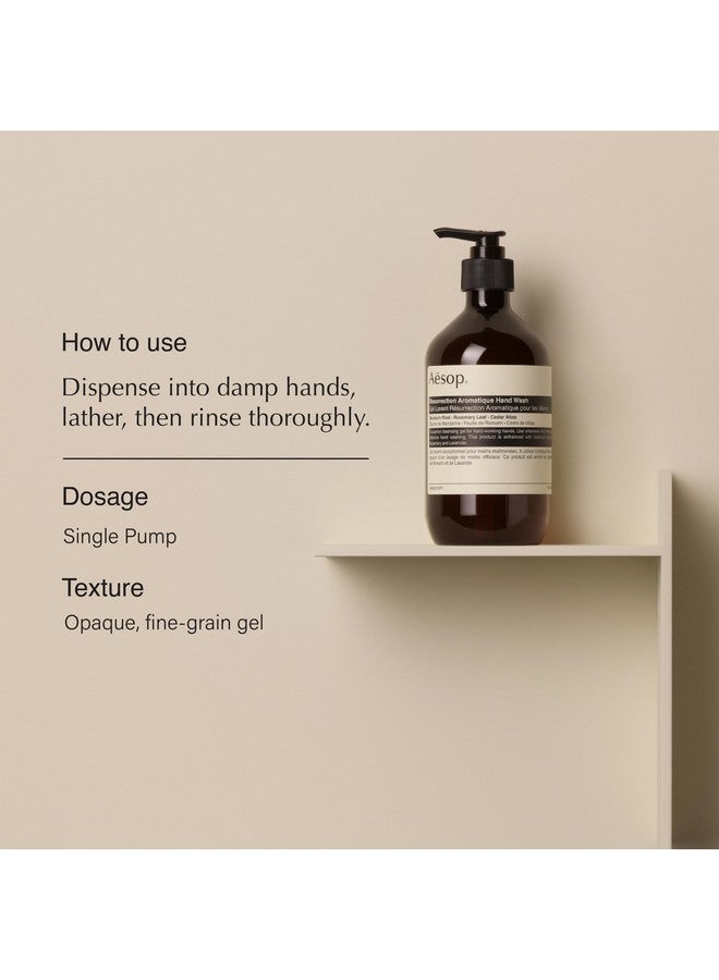 Reverence And Resurrection Aromatique Hand Wash Set Gently Cleanses Exfoliates And Leaves Hands Smooth Purified And Refreshed Set Of 2 (16.9 Oz)
