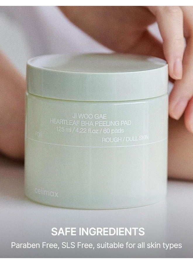 Ji Woo Gae Heartleaf BHA Peeling Pad (60pads) 125ml