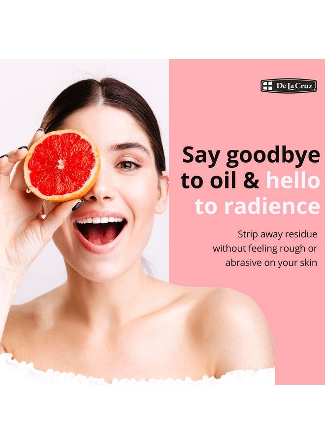 Grapefruit Facial Scrub Face Exfoliator Scrub With Vitamin E Papaya And Aloe Vera 6 Oz Tube