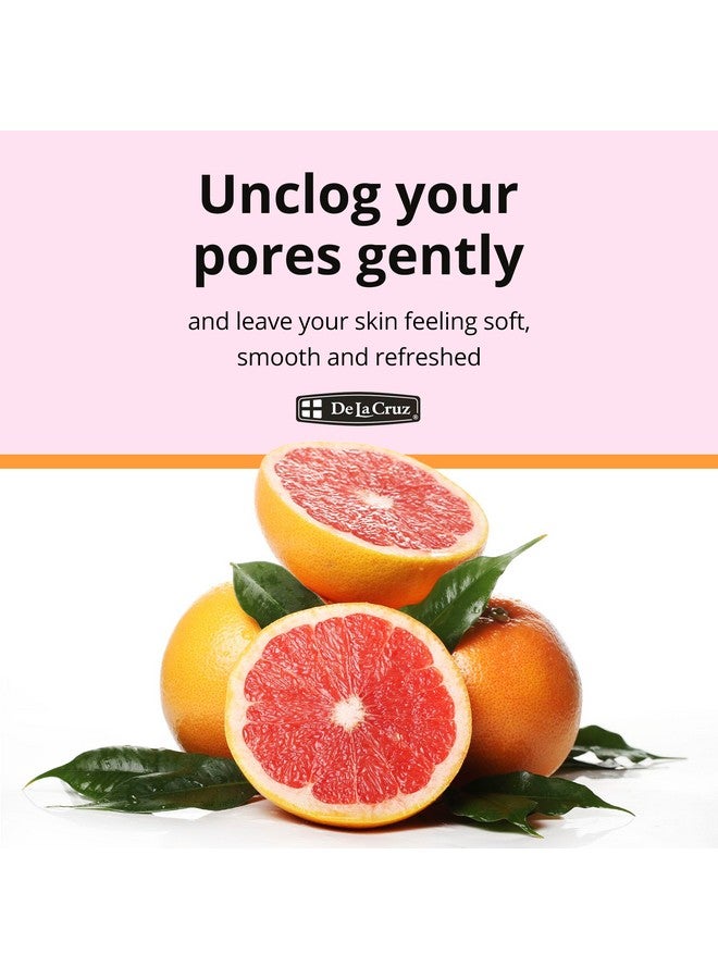 Grapefruit Facial Scrub Face Exfoliator Scrub With Vitamin E Papaya And Aloe Vera 6 Oz Tube