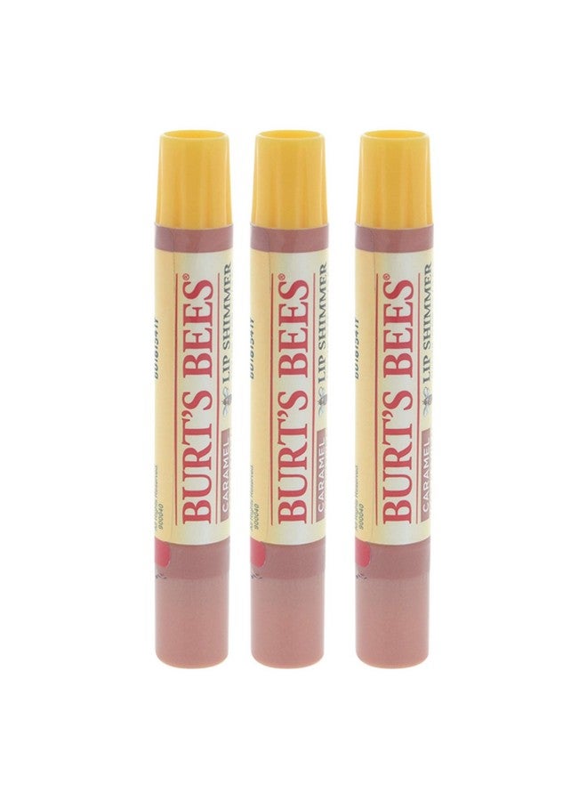 Lip Shimmer Caramel 0.09 Ounces Each (Value Pack Of 3)