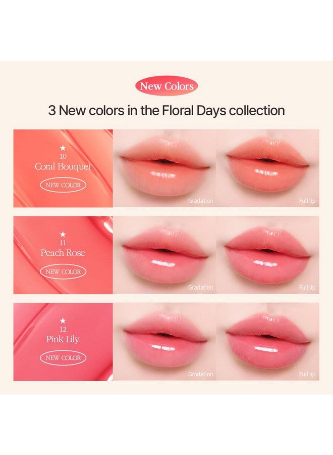 Flow Wave Lip Tint Vegan Glassy Lip Gloss Lightweight & Longlasting Plantderived Oil Moisturizer (08 Bebe)