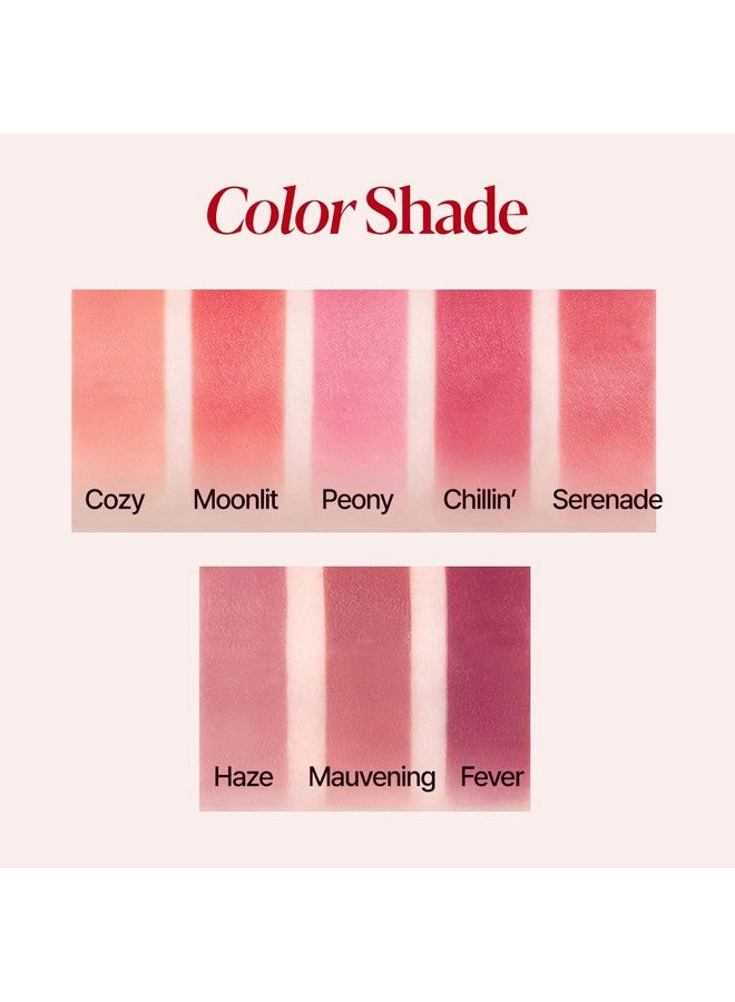 Couture Lip Tint Blur Velvet 7 Mauvening 0.19Oz Natural Blurry Color Liquid Lipstick Longlasting Smudgeproof Fixing Lip Stain Lightweight Matte Finish Without Oil Korean Lip Makeup