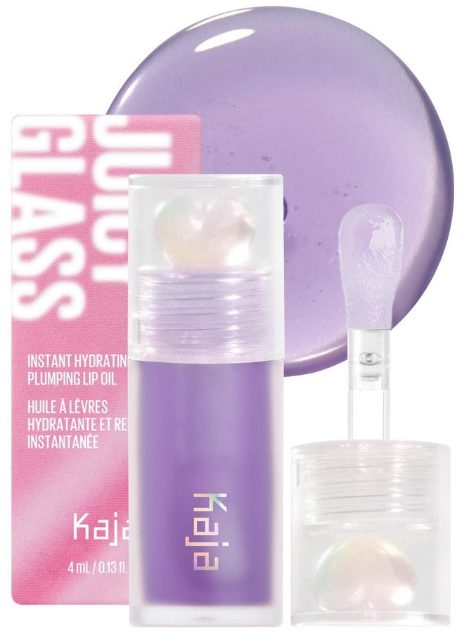 Juicy Glass Lip Oil Hydrating Feel Plumped And Lightweight With Vitamin Tree Fruit Oil For Glass Skin Look 04 Grape Glowtini Vegan Crueltyfree