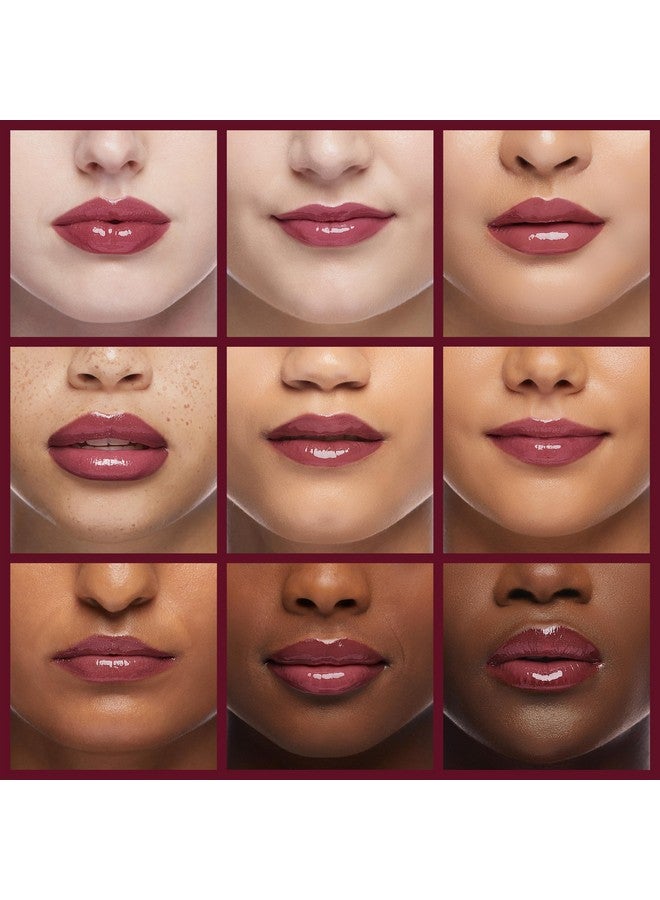 100% Natural Glossy Liquid Lipstick Rushing Rose 1 Tube