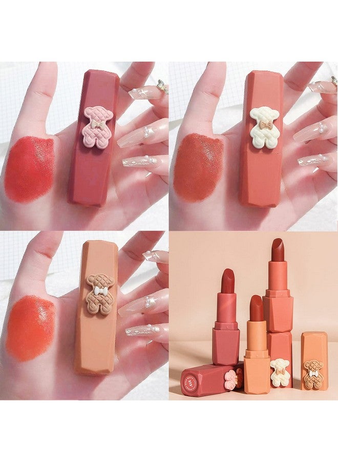 Matte Velvet Lip Gloss Velvet Fog Lip Muddy Texturelong Lastingnonstick Cupwaterproof Feminine Lipstick For Lips And Cheeks. (G001)