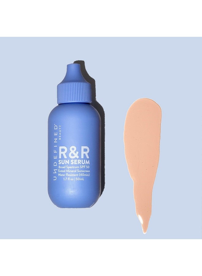 Beauty R&R Sun Serum Tinted Mineral Broad Spectrum Sunscreen Spf 50 (Light)