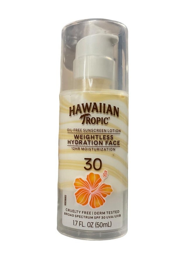 Weightless Hydration Lotion Sunscreen For Face Spf 30 1.7Oz (2 Pack) Travel Size Sunscreen Oil Free Face Sunscreen Sunblock Face Mini Sunscreen Spf 30 1.7Oz (1.7 Fl. Oz. 2)