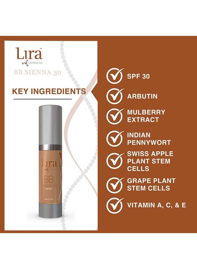 Bb Spf 30 Tinted Bb Cream With Psc & Vitamins Full Coverage 0.7 Fl Oz. (Bb Sienna 30)