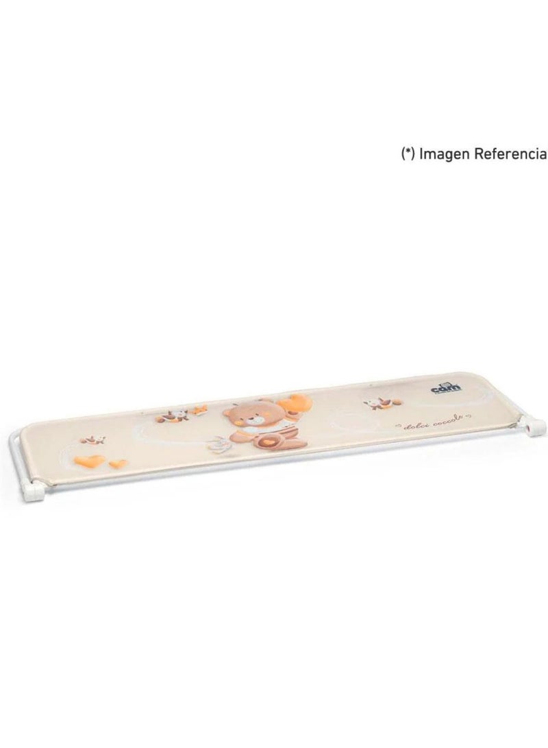 Portable Dolcenanna Baby Barricade, Toddler Bed Railing, Barrier, Crib Fence, Rail Guard, With Safety Side Assist For Children - Beige