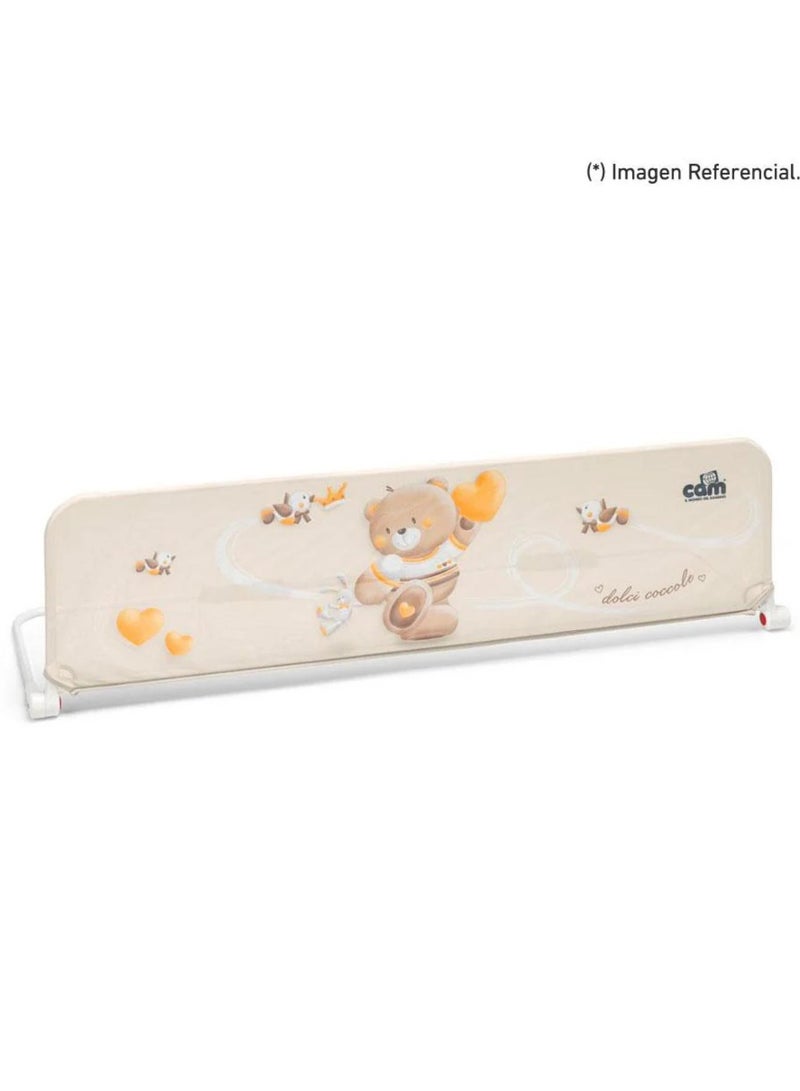 Portable Dolcenanna Baby Barricade, Toddler Bed Railing, Barrier, Crib Fence, Rail Guard, With Safety Side Assist For Children - Beige